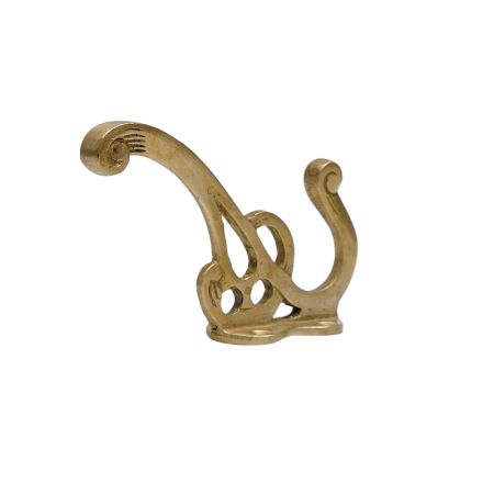 Golden Brass Nostalgic Entryway Coat Wall Hooks